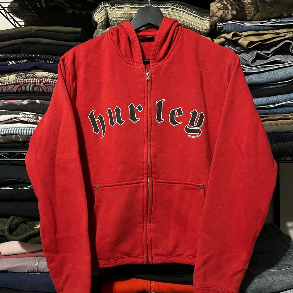 Hurley Bold Red Hoodie